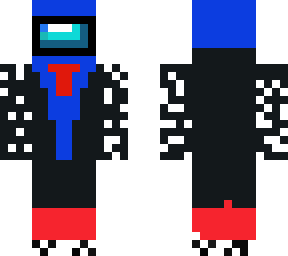 blue crewmate cool boy