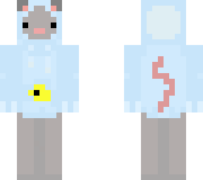blue rat hoodie