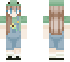 brown hair frog girl