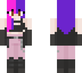 con pelo morado