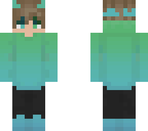 cyan and green