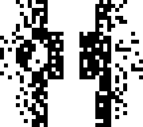 glitched ying-yang