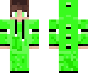 green hoodie