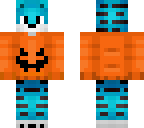 halloween blue tiger
