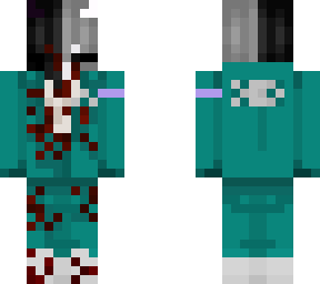 my personal skin but i'm one of the squid game players. (bloodied ver)