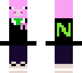 my skin, the pig in a suit (+techno support ribbon)