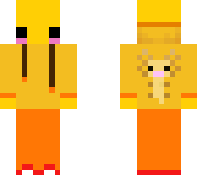 my yellow axolotl skin
