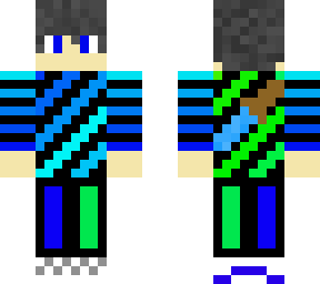 new skin blue-green
