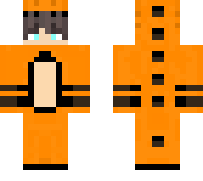 orange hoodie