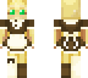 pretty totem of undying in a maid dress