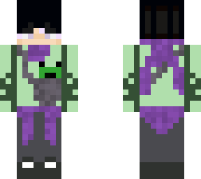 purpl and mr.ribbits in a pouch (summer)