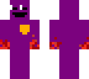 purple guy with bloody hands