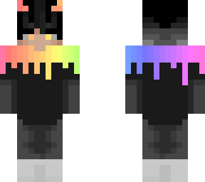 rainbow drip with fade