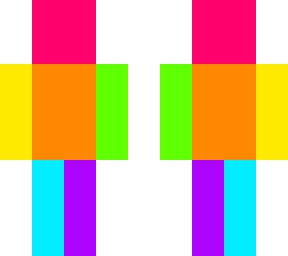 random neon rainbow glitch