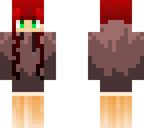 red hair green eyed thing