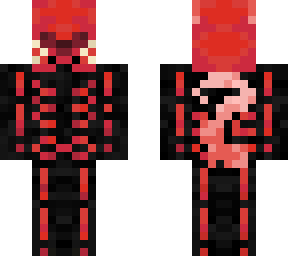 red male rat skeleton halloween skin