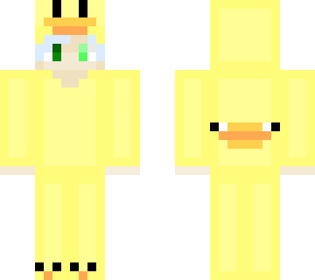 samuel in duck onesie