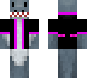 shark with ender-hoodie