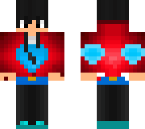 the red hood with a diamond