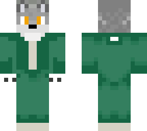 wolf in squid game outfit