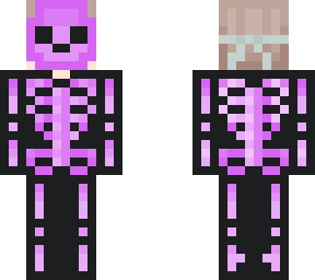 -purple skeleton :d (read description:3) (remake) skintober