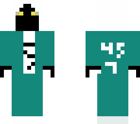 achilles (me) with a squid game uniform