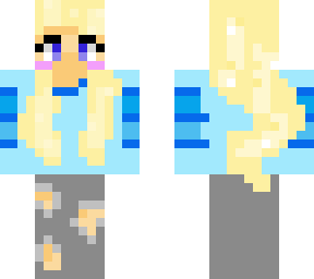 basic blonde hair girl