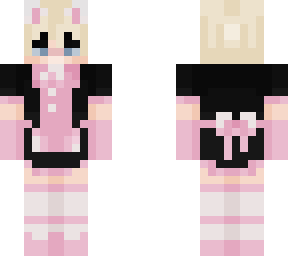 blonde cat maid