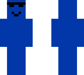 blue guy with sunglasses