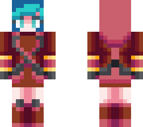 blue hair team magma