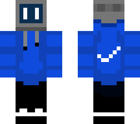 blue tv head skin