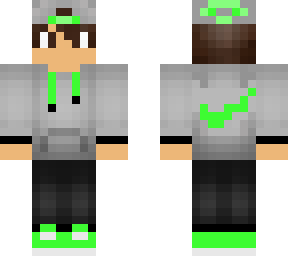 boy in green nike