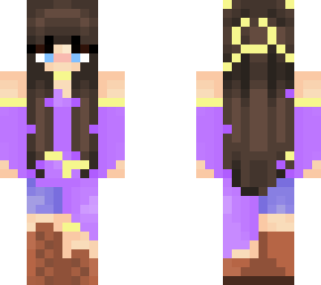 brown haired moon girl
