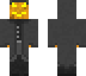 cloaked halloween jack-o'-lantern