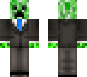creeper with blue suit