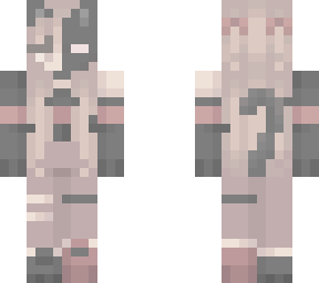 half black half pink cat girl - cake
