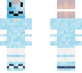 light blue boy fox mask