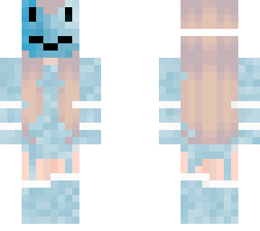 light blue girl fox mask
