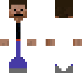 man in a lab suit