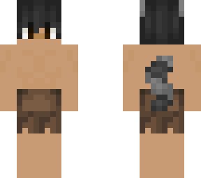 medieval raccoon boy underwear skin