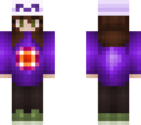 mints purple panda hat