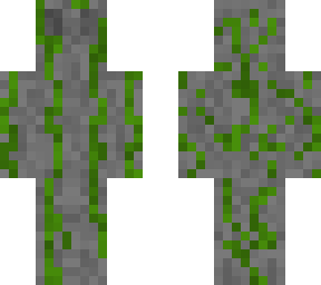 mossy statue
