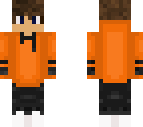 orange hoodie
