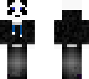 panda with hoodie