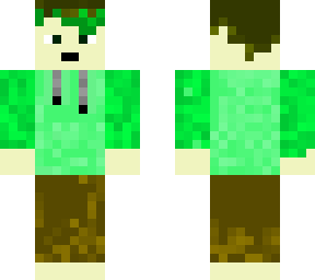 person with green clothes