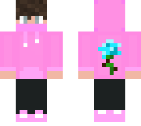 pink rose hoodie 2