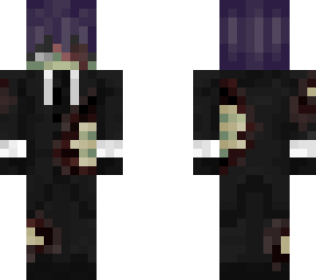 purple haired zombie