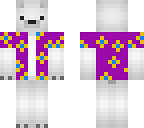 purple shirt bear