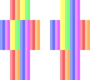 rainbow skin