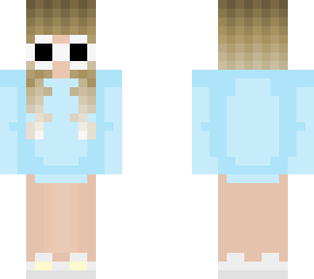 soft blue girl